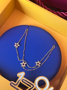 周大福1796双层星星手链足金黄金