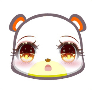 奥比岛绝版熊装熊百搭表情 秋日金黄感叹妆 直接拍