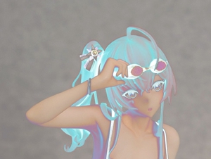 碧蓝航线 泳装扎拉 白模现货 gk手办 树脂白模