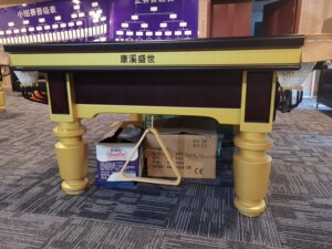 正品原装 康熙盛世 金腿 台球桌