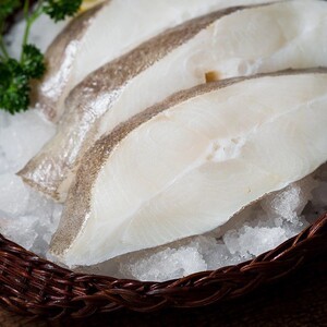 顺丰七斤装【新品促销】鲽鱼块深海野生新鲜鲽鱼块去头去[火]