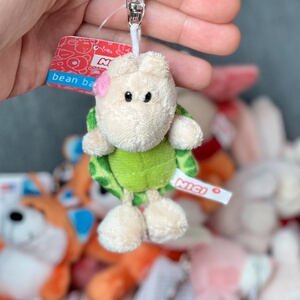 包邮nici绝版小乌龟钥匙扣 海龟头花小乌龟书包包挂件