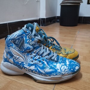 李宁 篮球鞋 驭帅 1 et001 龙袍青花瓷 44码