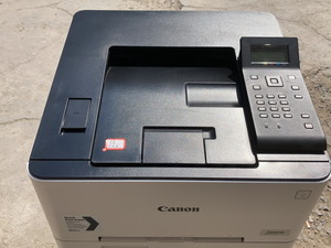 canon佳能lbp-621cw彩色打印机.实物图片,无拆无
