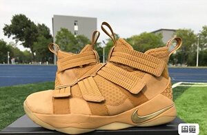 nike lbj 詹姆斯士兵11 小麦 40.5码