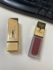 ysl圣罗兰方管口红 唇釉 102色号 两只50包邮