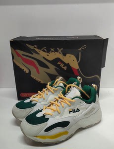 fila斐乐老爹鞋黄绿色 泫雅款黄绿配色,韩剧同款