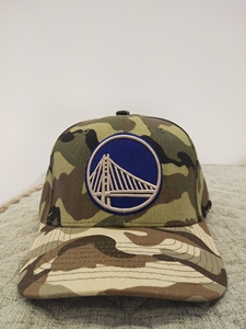 nba帽子 金州勇士队 平板帽 棒球帽