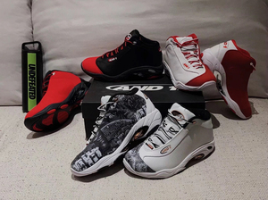 and1太极 涂鸦 实战球鞋 9码42.5全新