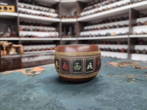 纯手工拉胚十三幺个性主人杯坭兴陶茶杯