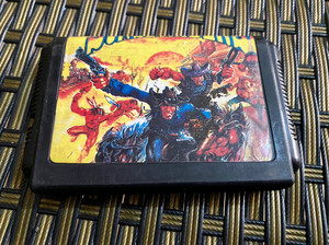 世嘉 sega md 西部牛仔 落日骑士 经典游戏 大黑卡