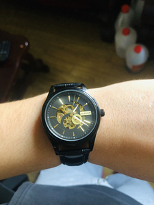 000人付款淘宝瑞士国产glenaw格伦全自动机械手表,完好