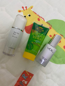 兰芝隔离霜(绿色),美国香蕉船防晒芦荟胶,vdl贝壳提亮液