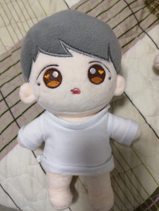 出exo边伯贤玩偶 奶黄啵裸娃85送卫衣  边吧的一木带两件