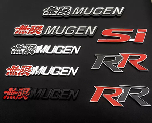 本田无限车贴金属