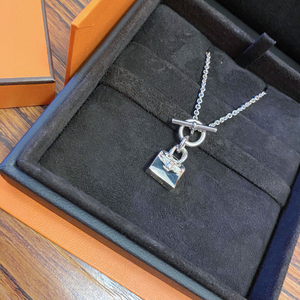 hermes birkin包包项链925纯银爱马仕