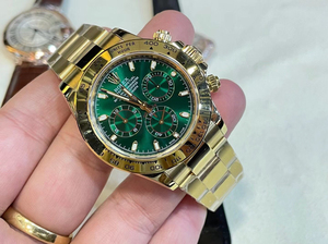 劳力士迪通拿绿迪通拿 代用盘针 厚18k金