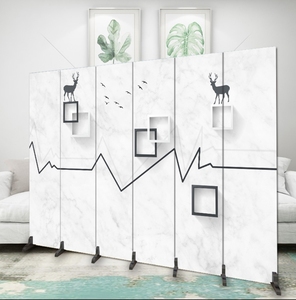 简易屏风经济型活动隔断客厅房间隔板卧室现代简约折叠移动推拉墙