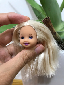 正版美泰芭比娃娃古董小凯莉凯丽绝版珍藏版头发娃头