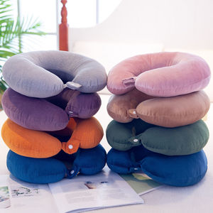 u型枕带扣形枕头护颈枕旅行常用枕头圈圈睡觉神器护颈便携