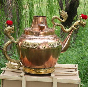 八宝莲子粥铜壶,购买来用了一次闲置,转给需要的朋友,保教技术