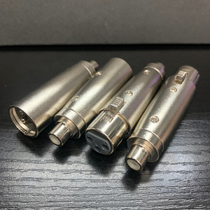 莲花母转卡农公母卡侬转接头转换头卡龙转莲花rca母转卡龙母