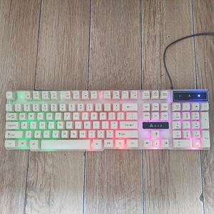 金河田彩虹雨km016kb机械键盘