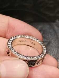 克罗心永恒戒指,克罗心纯银情侣戒,克罗心家唯一一款情侣戒指