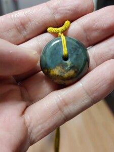 河磨玉平安扣挂件