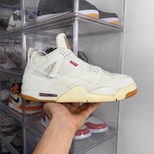 aj4 李维斯白 43 原盒
