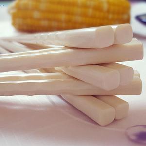 牛骨筷子牦牛骨粉压制不易变色健康火锅礼品筷子家用餐具套装白色