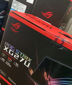 华硕xg27uq绝影显示器4k全新华硕rog xg27uq绝