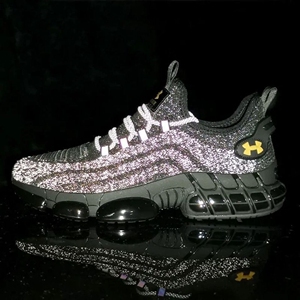 安德玛夜光满天星网面运动鞋韩版时尚百搭轻便软底休闲鞋潮男