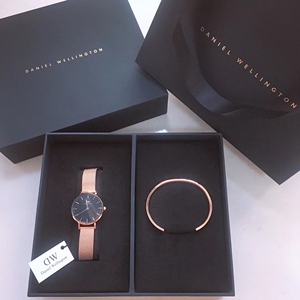 dw手表礼盒女款 petite系列简约流金表手镯套装礼盒