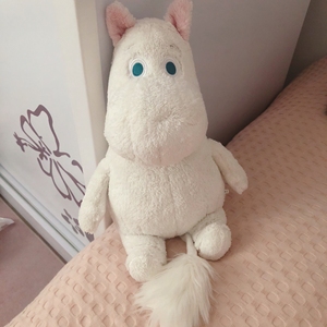 日本正版姆明河马朴春同款玩偶娃娃毛绒玩具