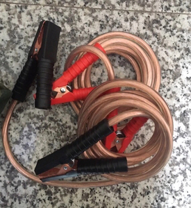 纯紫铜无氧汽车电瓶线搭火线连接线应急搭火线防冻加粗过江龙电瓶