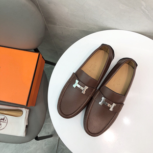 闲置hermes 爱马仕豆豆鞋 男士驾车鞋 男士一脚蹬