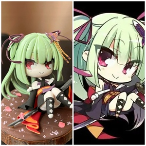 超轻粘土手办定制q版 游戏千恋万花 朝武丛雨 摆件模型