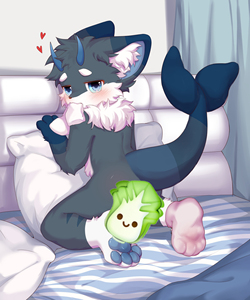 【蕉蕉牌-叼袜子】兽设 furry 设定 模板