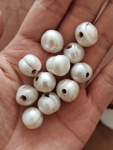 清代东珠手串珠子老珠子,喜欢的来.一颗价格.