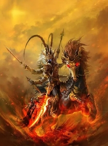 末那出品 三国杀神吕布幽冥赤兔手办雕像全球限量版 绝版靓号2