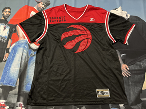 starter nba出场服 元年猛龙球衣 这款是带袖标的