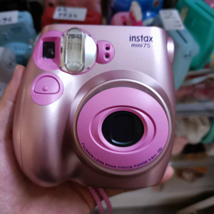 富士拍立得一次成像 mini7s金属粉红色 敲级好看 99新