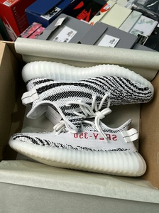 椰子350 yeezy bost350v2白斑马