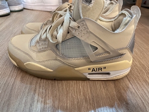 aj4×off white 白帆 40