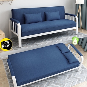 【特价清仓】多功能可折叠沙发床单人双人出租房简易客厅沙发简易