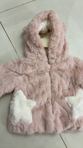 戴维贝拉童装儿童毛衣外套粉色女童秋冬雪尼尔针织衫