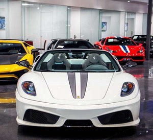 风火轮 hotwheels 法拉利f430sc 1:18