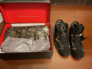 air jordan6 cny aj6 烟花牡丹刺绣新年