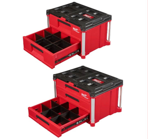 全新美沃奇/milwaukee抽屉工具箱,双抽屉8442,三